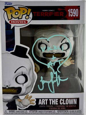 Samantha Scaffidi signed Funko #1590 "Art the Clown" - SWAU COA