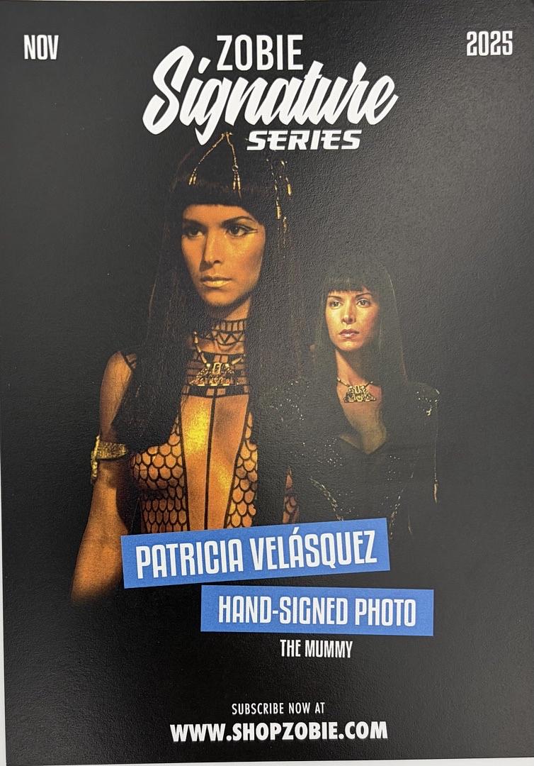 Patricia Valesquez signed 8x10 (The Mummy Returns) - Zobie COA