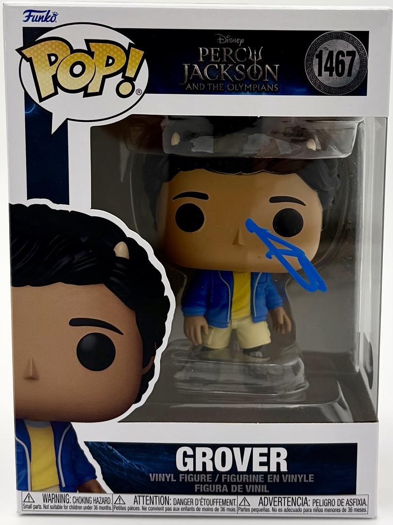 Aryan Simhadri signed "Grover" Funko #1467 (Percy Jackson) - Beckett COA