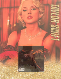 Taylor Swift matted, signed "Life of a Showgirl" CD Insert Photo 2 - Beckett COA