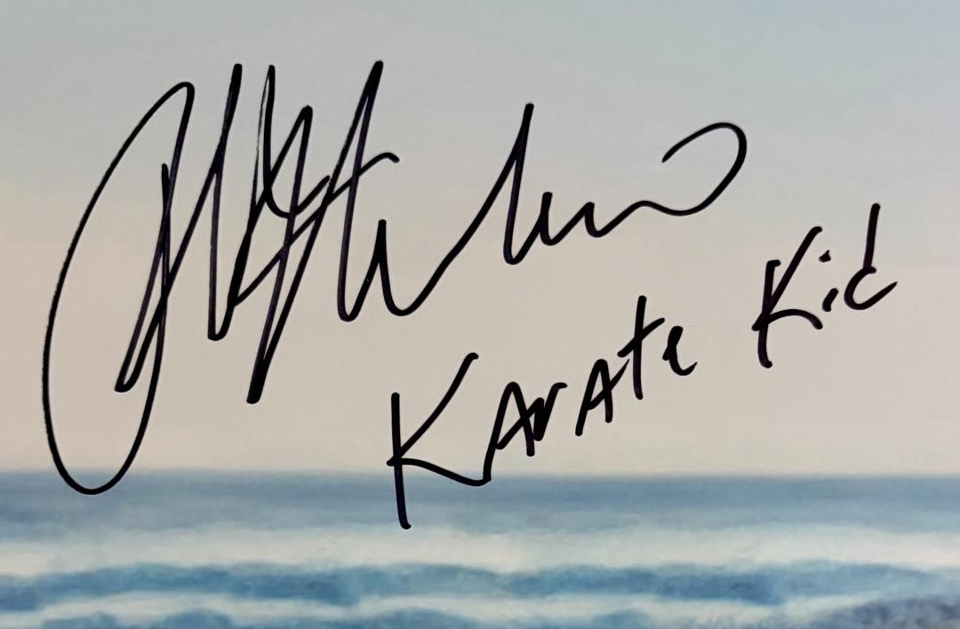 Ralph Macchio signed 11x14 (Karate Kid) w/inscription - Beckett COA