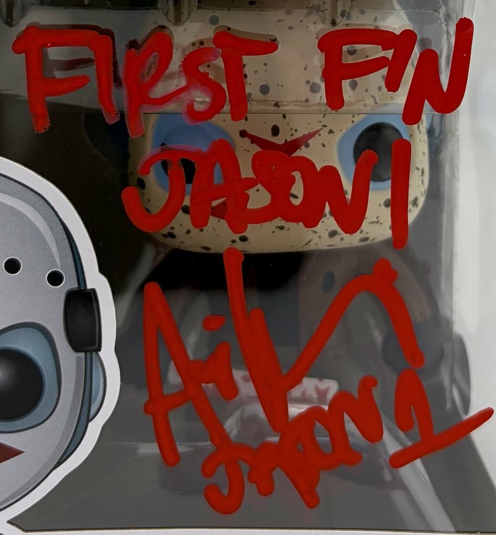 Ari Lehman signed Funko #01 w/quote (Friday the 13th) - Beckett COA