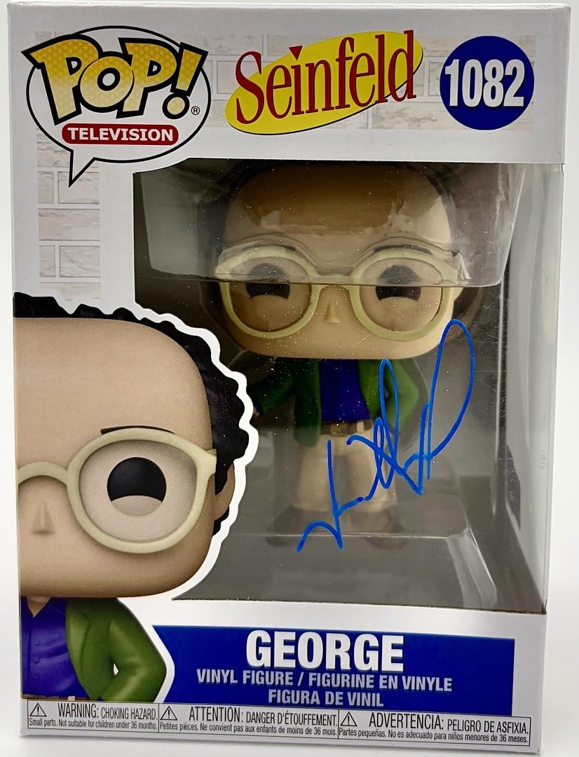 Jason Alexander signed "George" Funko #1082 (Seinfeld) - OC Celebrity Marketing
