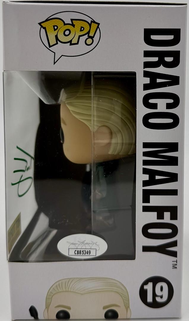 Tom Felton Signed Funko Pop #19 Draco Malfoy (Harry Potter) - JSA COA