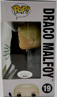 Tom Felton Signed Funko Pop #19 Draco Malfoy (Harry Potter) - JSA COA