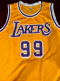 Chevy Chase (Fletch) signed Lakers Jersey - JSA COA