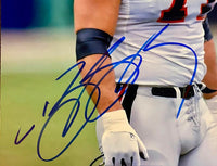 Bill Goldberg RARE Signed Atlanta Falcons 8x10 (Wrestling) - JSA COA