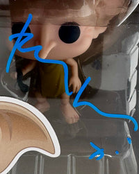 Toby Jones Signed Funko Pop #17 Dobby (Harry Potter)  - Beckett COA