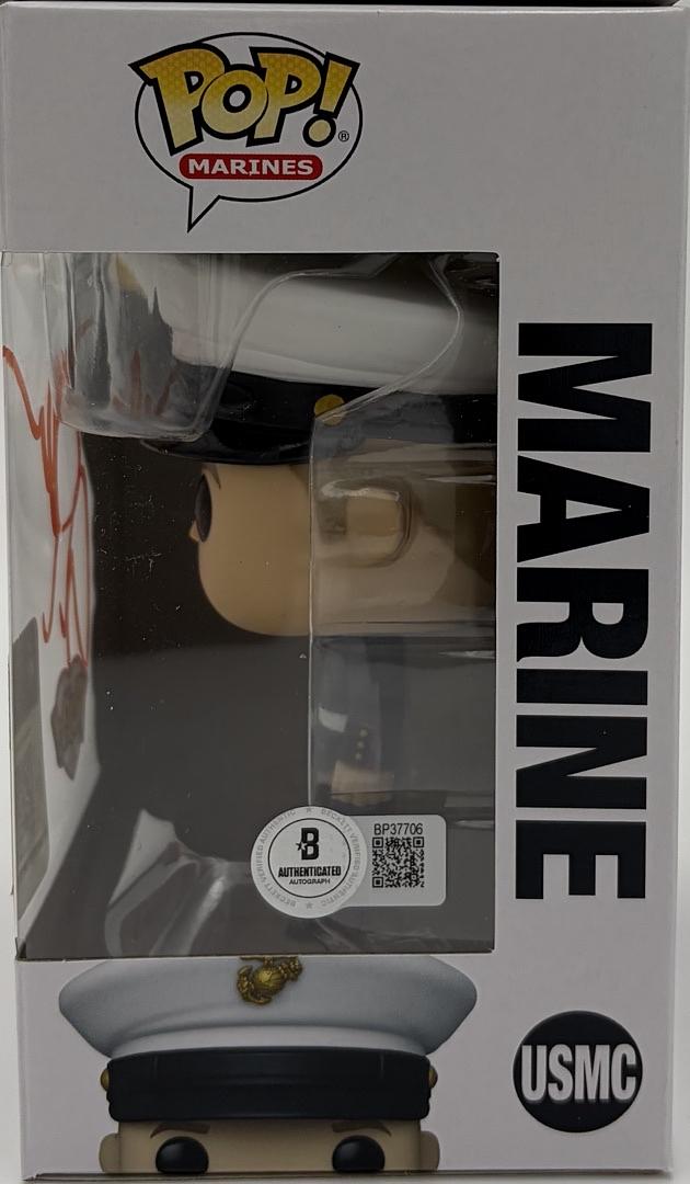 Alec Baldwin signed U.S. Marines Funko (USMC) w/ Lt. Ryan inscription - Beckett COA *RARE*