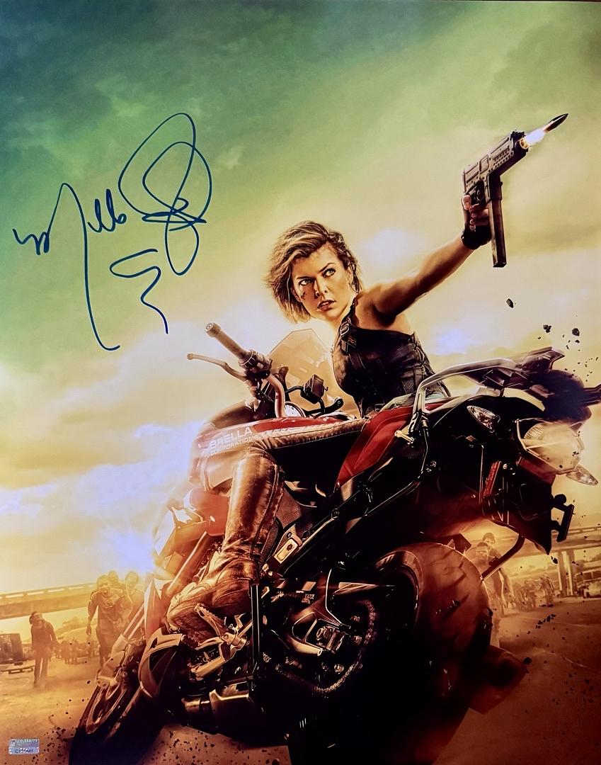 Milla Jovovich Signed 16x20 Photo (Resident Evil) - Celebrity Authentics