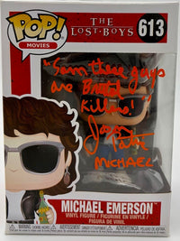 Jason Patric Signed Funko Pop #613 "Michael Emerson" (The Lost Boys)w/ Long Quote - JSA COA