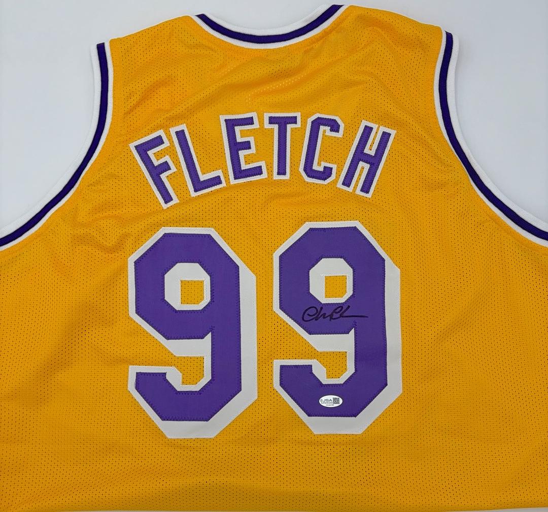 Chevy Chase (Fletch) signed Lakers Jersey - JSA COA
