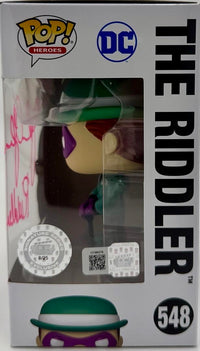 John Glover signed Funko #548 "The Riddler" - OC Celebrity Marketing
