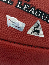 Tom Brady Autographed NFL Duke Super Bowl XLIX Football Fanatics and GOAT COA