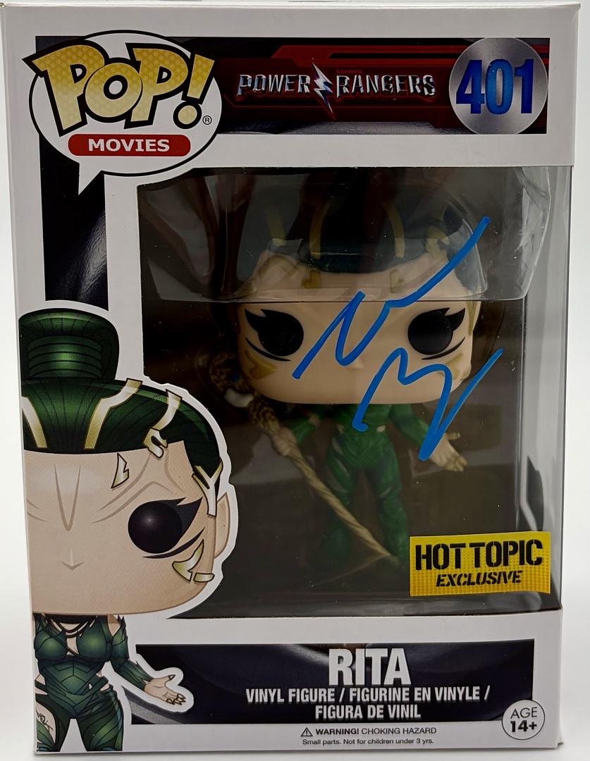 Elizabeth Banks Signed Funko Pop #401 "Rita" (Power Rangers) - Beckett COA