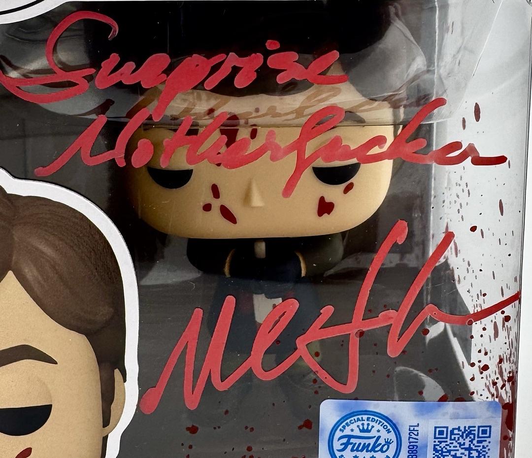 Michael C. Hall signed Funko #1697 w/quote - OC Celebrity Marketing