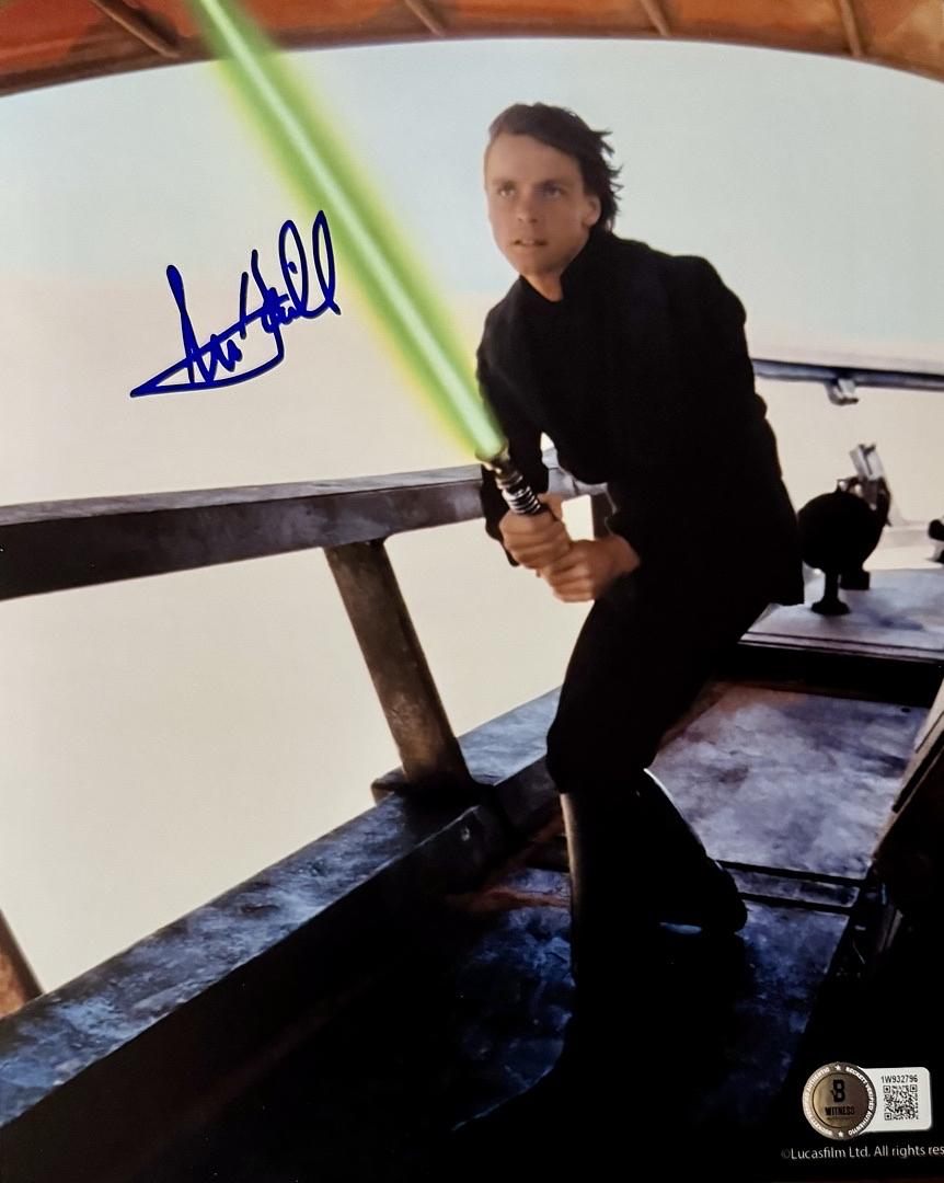 Mark Hamill Signed 8x10 Photo (Return Of The Jedi) - Beckett COA