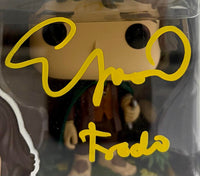 Elijah Wood signed "Frodo" Funko #1832 w/character name (Lord of the Rings) - Beckett COA