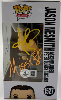 Cast signed Galaxy Quest "Jason Nesmith" Funko #1527 (Allen/Pyle/Rees/Breen) - Beckett & JSA COA