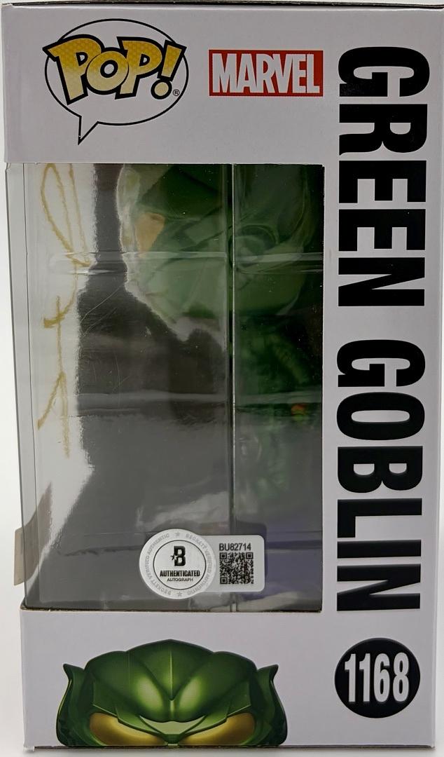 Willem Dafoe Signed Funko Pop #1168 Green Goblin (Spider-Man)  - Beckett COA