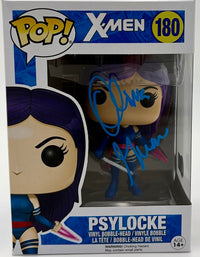 Olivia Munn Signed Funko Pop #180 Psylocke X-Men - Beckett COA