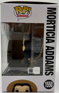 Anjelica Huston Signed Funko Pop #1550 "Morticia Addams" (Addams Family) - OC Celebrity Marketing COA