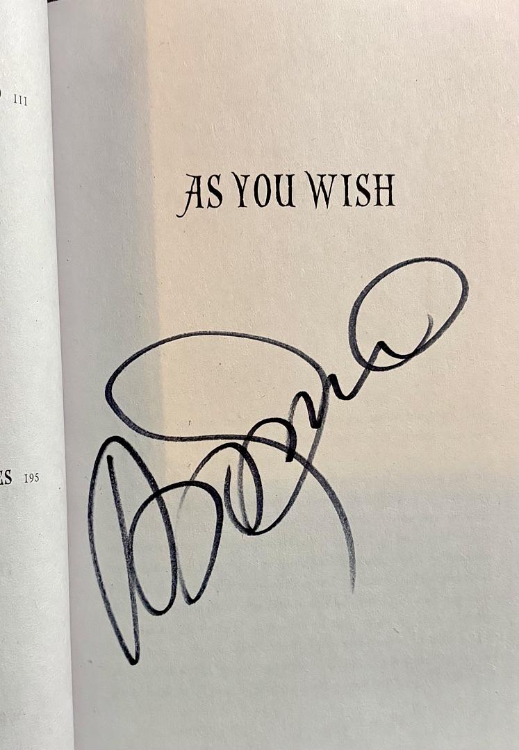 Cary Elwes signed paperback book "As You Wish" - JSA COA