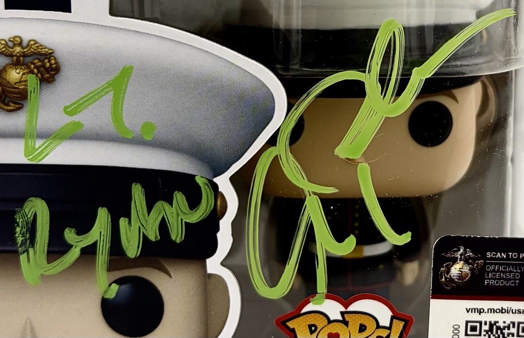Alec Baldwin signed U.S. Marines Funko (USMC) w/ Lt. Ryan inscription - Beckett COA *RARE*