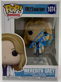 Ellen Pompeo Signed Funko Pop #1074 "Meredith Grey" *RARE* - Beckett COA