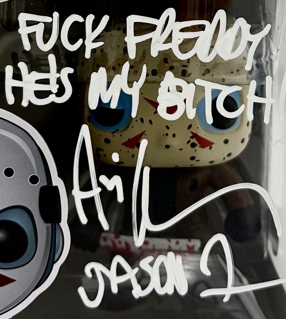 Ari Lehman signed Funko #01 w/quote (Friday the 13th) - Beckett COA