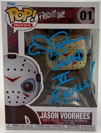 C.J. Graham signed "Jason Vorhees" Funko #01 (Friday the 13th) - Zobie COA