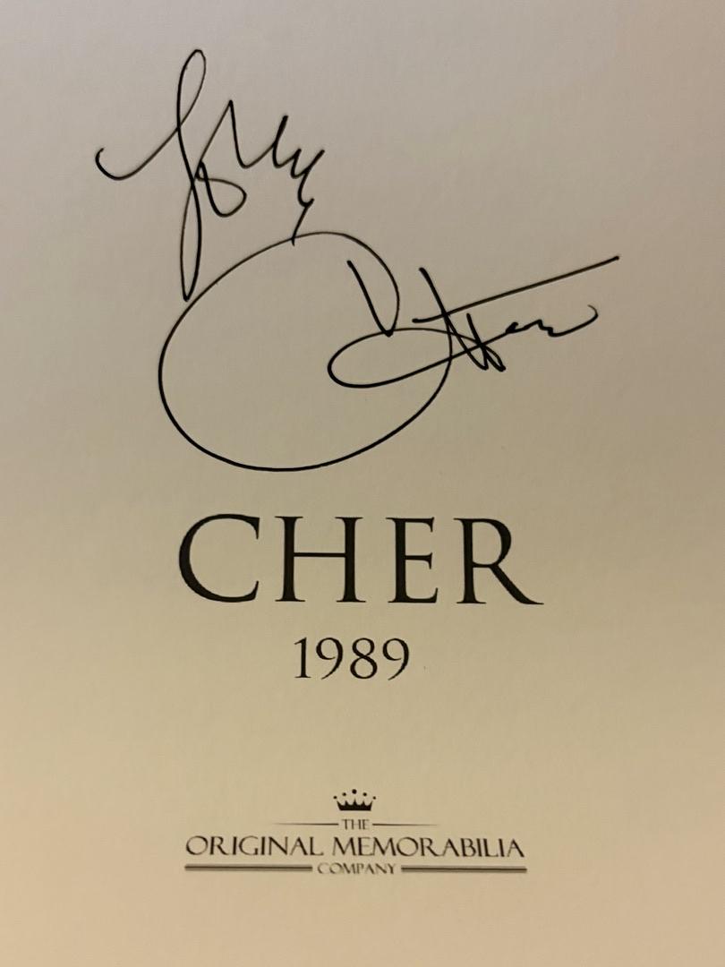 Cher 33x23 limited edition signed lithograph - Original Memorabilia Private Signing