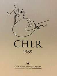Cher 33x23 limited edition signed lithograph - Original Memorabilia Private Signing