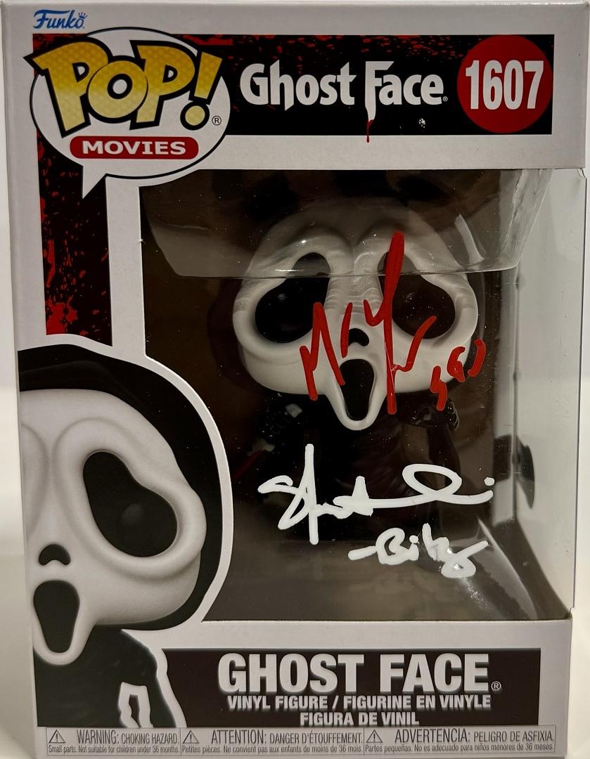 Matthew Lillard Skeet Ulrich signed "Ghost Face" Funko #1607 (Scream) - Beckett