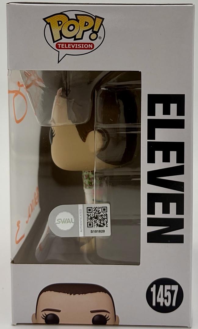 Jake Busey signed "Eleven" Funko #1457 (Stranger Things) - SWAU COA