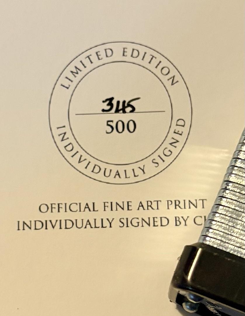 Cher 33x23 limited edition signed lithograph - Original Memorabilia Private Signing