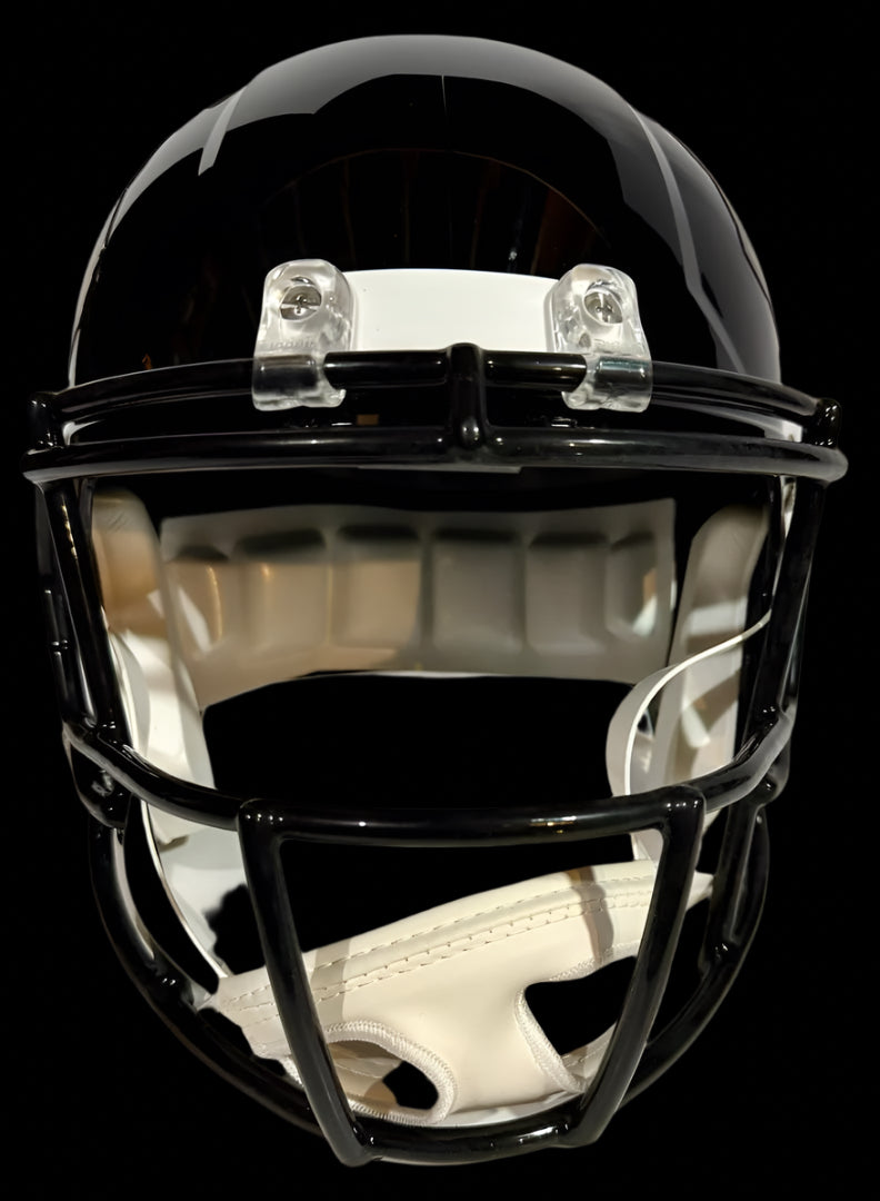 Mark Brunelle (Jaguars) full size replica helmet - Schwartz COA