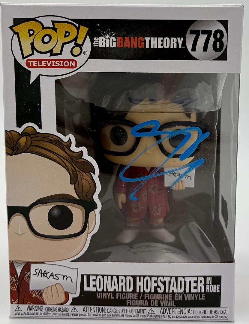 Johnny Gaelicki signed "Leonard Hofstadter" Funko #778 (Big Bang Theory) - Beckett COA