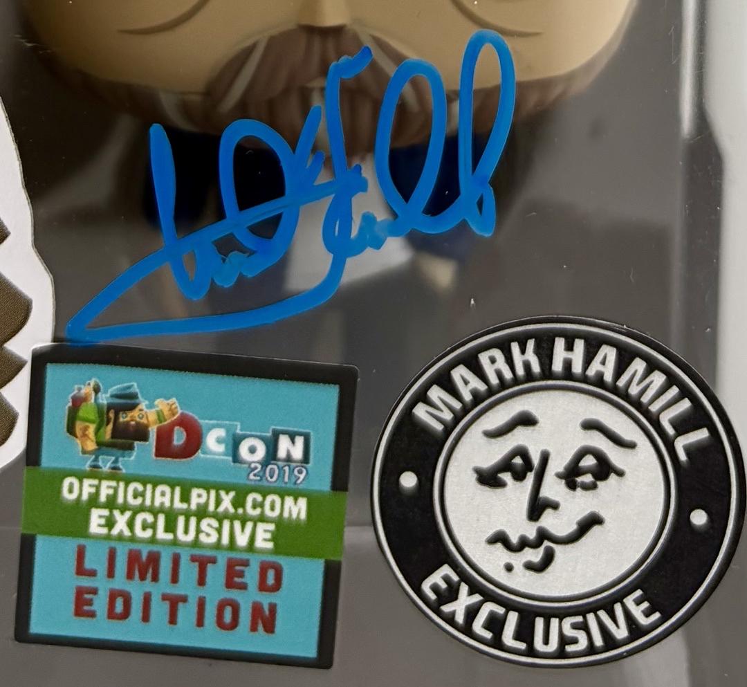 Mark Hamill Signed "Exclusive" Funko Pop #27 (Star Wars) -  Official Pix COA
