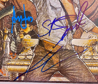 Harrison Ford George Lucas & Steven Spielberg Signed 12x18 (Indiana Jones)  - Beckett COA **RARE**
