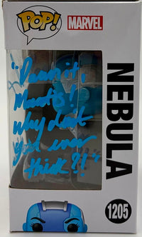 Karen Gillan Signed Funko Pop #1205 "Nebula" (GOTG) w/long quote and char name - SWAU COA (Copy)