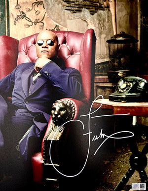 Laurence Fishburne Signed 11x14 Photo (Matrix) - Signet COA