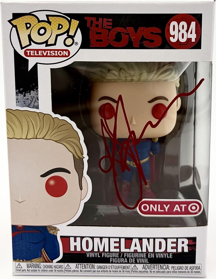 Antony Starr signed "Homelander" Funko #984 (The Boys) - JSA COA
