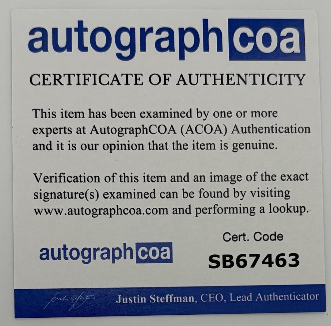 Ace Frehley Signed Funko Pop #123 "The Spaceman" (KISS) - ACOA COA