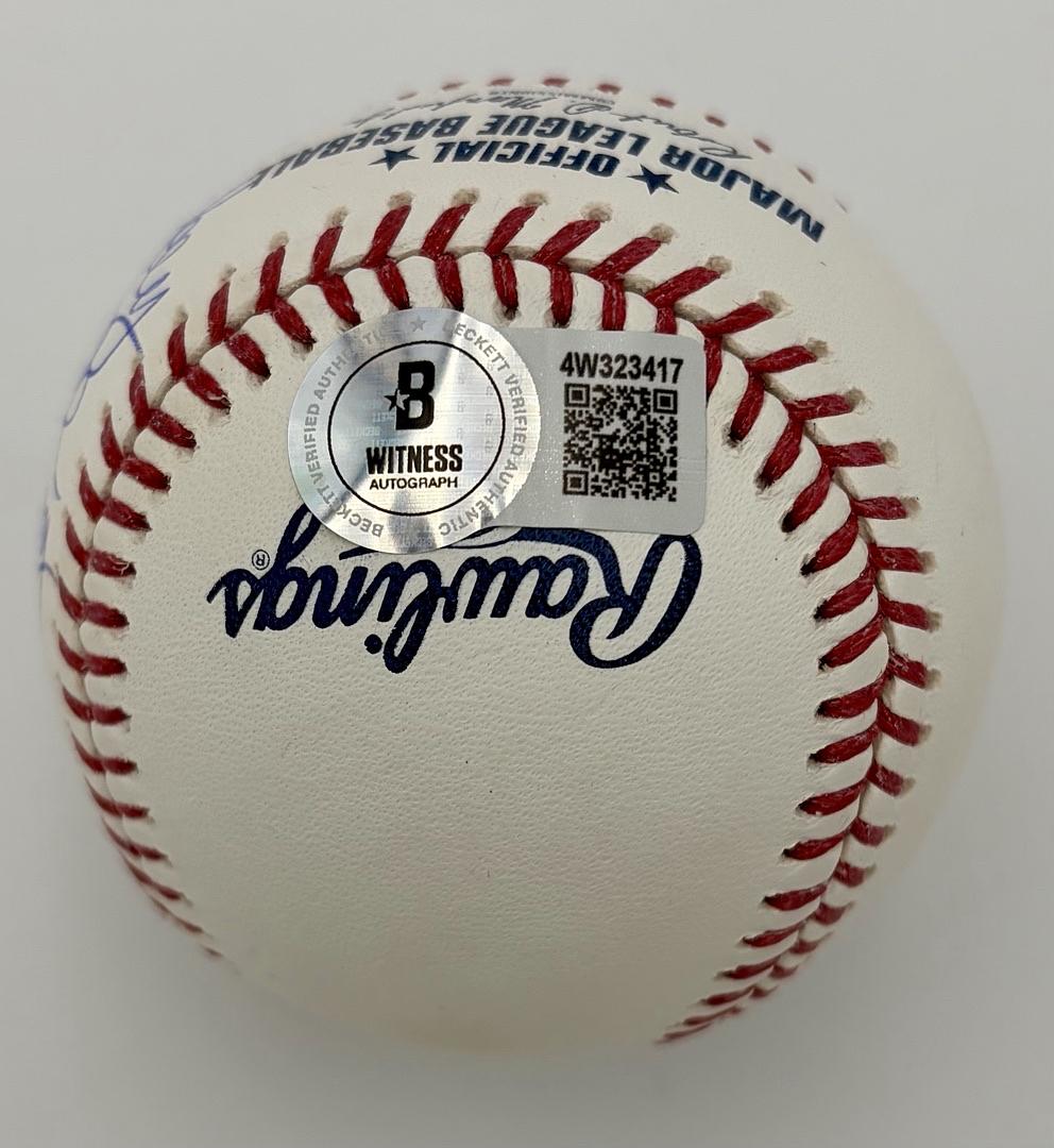 Chaz Palminteri signed baseball w/long quote - Beckett COA