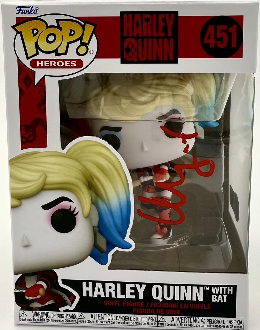 Margot Robbie Signed Funko Pop #451 Harley Quinn (Suicide Squad) - Beckett COA