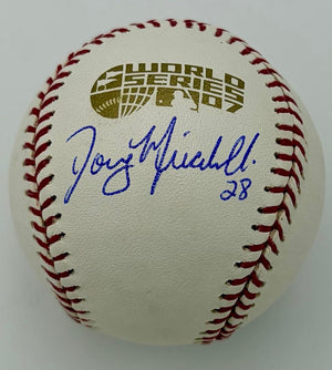 Doug Mirabelli signed 04 World Series ROMLB baseball (Red Sox) - JSA COA