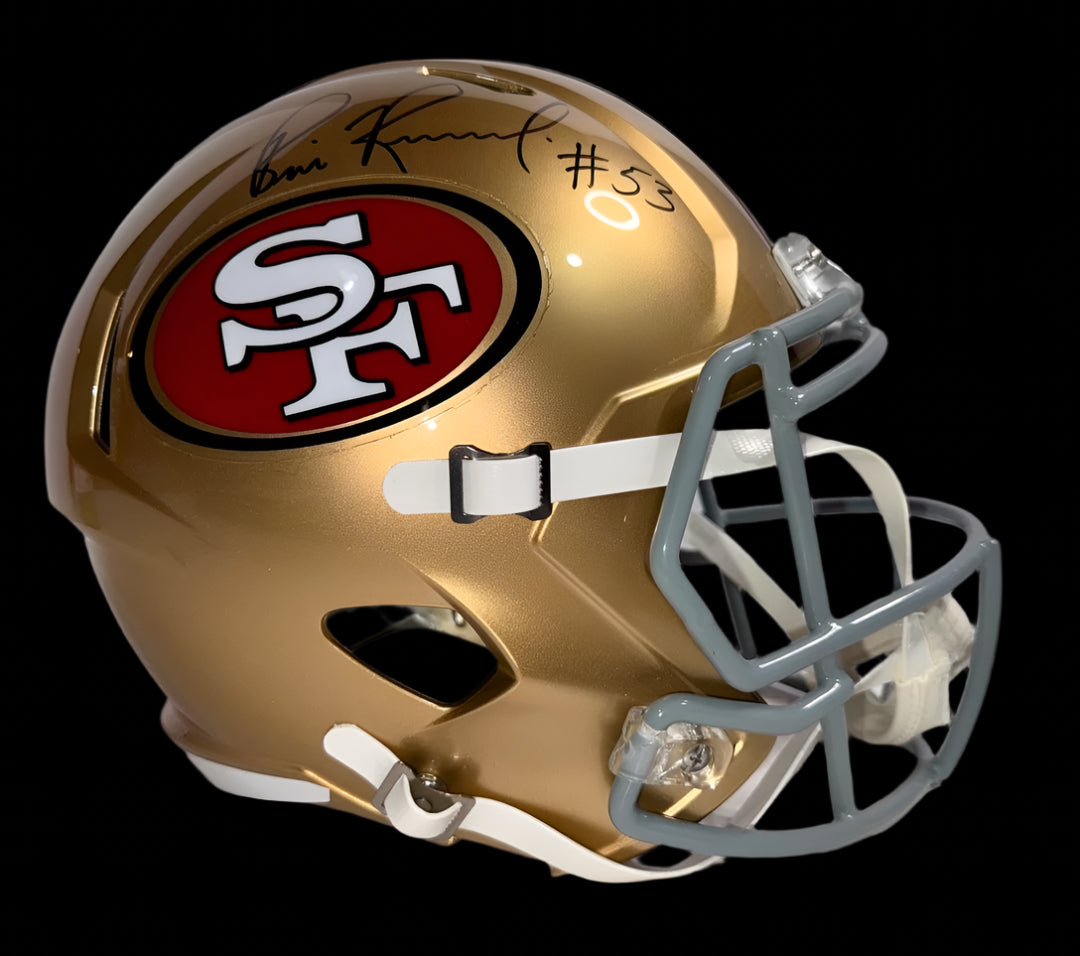 Bill Romanowski (49ers) signed full size replica helmet PSA COA