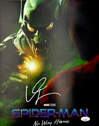 Willem Dafoe Green Goblin signed 11x14 (Spiderman) - Beckett COA