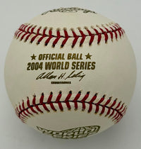 Jason Varitek signed 2004 World Series baseball w/inscription (Red Sox) - JSA COA